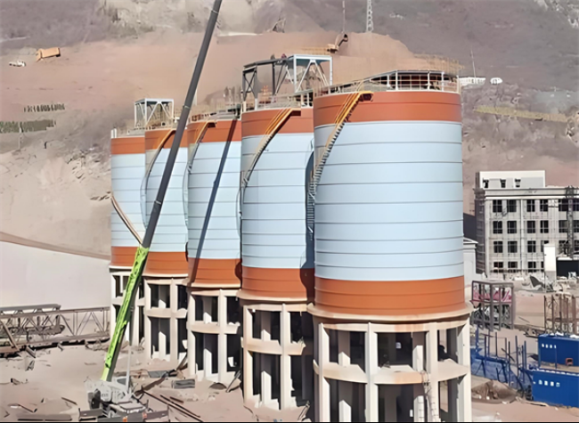 元宝山高架钢板仓